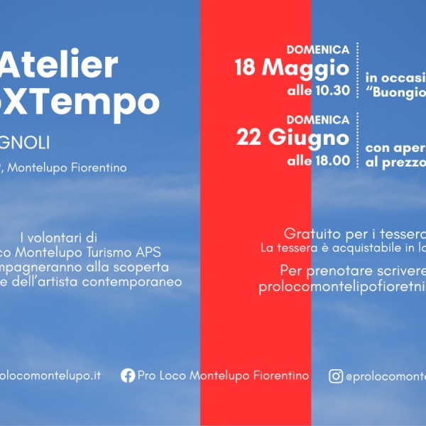 ATELIER MARCO BAGNOLI  CALENDARIO VISITE ANNO 2025